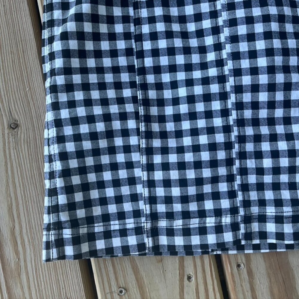 Free People Size 2 Small Black & White Gingham Plaid Mini Skirt Femme - Picture 3 of 10